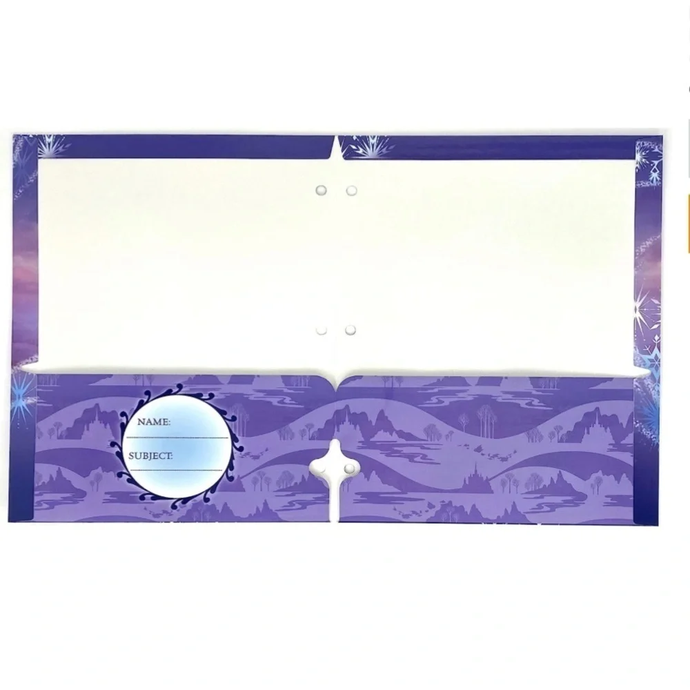 Disney Frozen Portfolio Folders School Binder Supplies Princess Lot of 6 Pieces